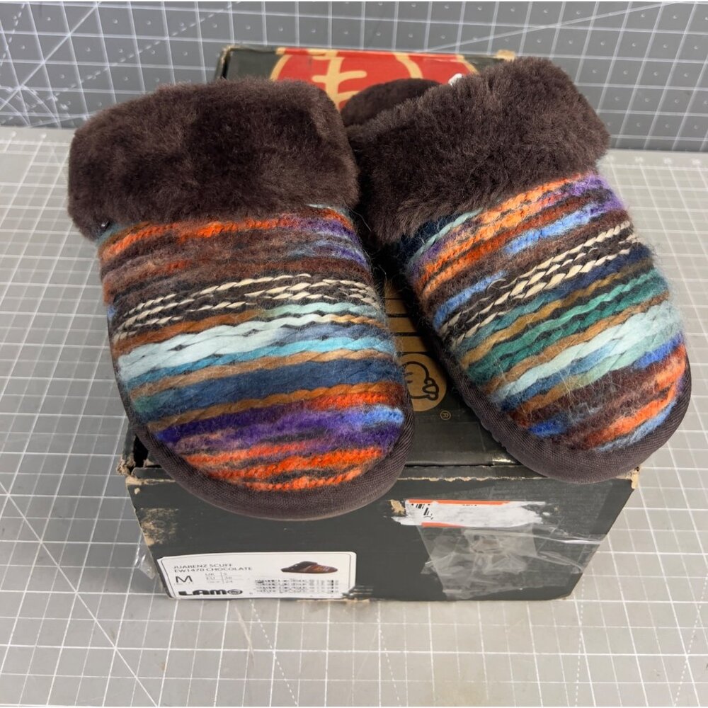 LaMO Women’s Juarenz ScuffSlipper EW 1470 Chocolate New Sz Medium (6.5-7) - Picture 2 of 7